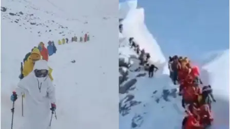 एवरेस्ट के पास बर्फीले तूफान में 350 ट्रेकर्स बचाए गए, 200 अब भी फंसे